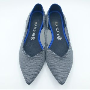 Rothy’s size 11 Birdseye gray points